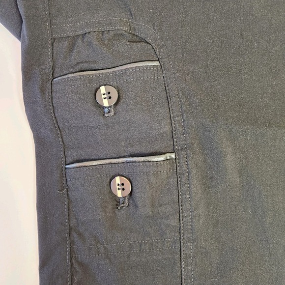 Jamie Sadock Womens Golf Pants Size 14 Black Stretch Tennis Golf Zip Pockets - Picture 13 of 16